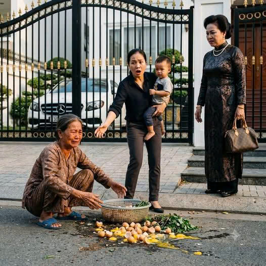 Mẹ tôi ở quê lên thăm cháu, mẹ chồng ʜấᴛ cả làn trứng xuống cống, ʟườᴍ ɴɢᴜýᴛ: “đồ ɴʜà ǫᴜê ʜôɪ ʜáᴍ, mang về mà ăn!”