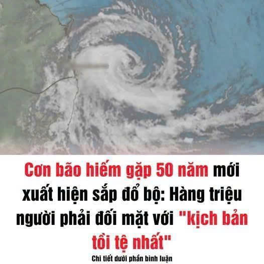 C:ơn b:ã:o h:iếm gặp 50 năm mới xuất ʜιệɴ sắp đ:ổ b:ộ –