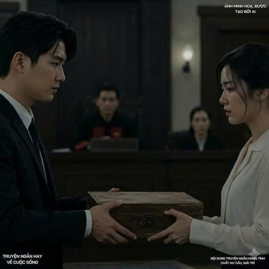 Trong phiên tòa ly hôn, chồng cũ bất ngờ đưa cho tôi một chiếc hộp gỗ cũ kỹ. Thứ nằm bên trong khiến tôi c:ứ:ng người, nước mắt trào ra, phơi bày bí mật bị chôn giấu nhiều năm….