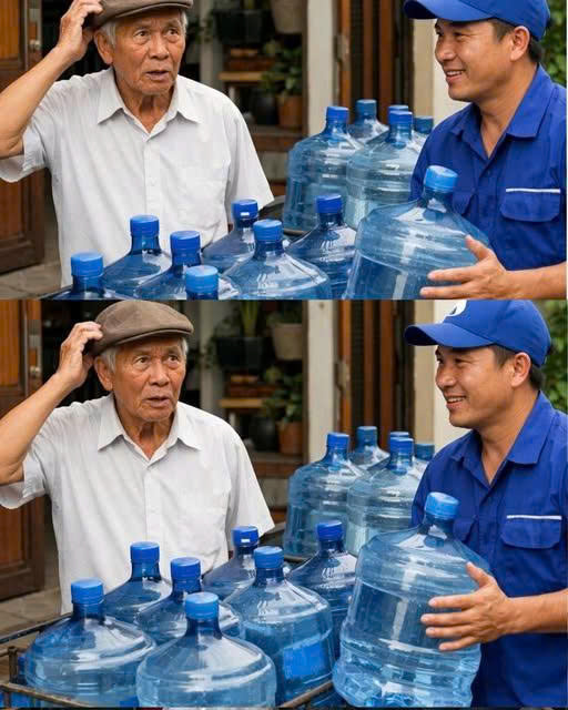 Cụ ông 75 tuổi ngày nào cũng đặt 14 thùng nước khoáng, người giao hàng si//nh ngh//i liền gọi 113, vừa mở cửa ra ai nấy đều đứ/ng hì/nh…