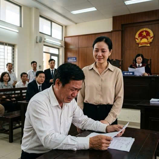 Ngày Ly Hôn, Chồng Khóc Nức Nở – Vợ Chỉ Cười Và Nói Một Câu Khiến Ai Cũng Nghẹn Đắng!….