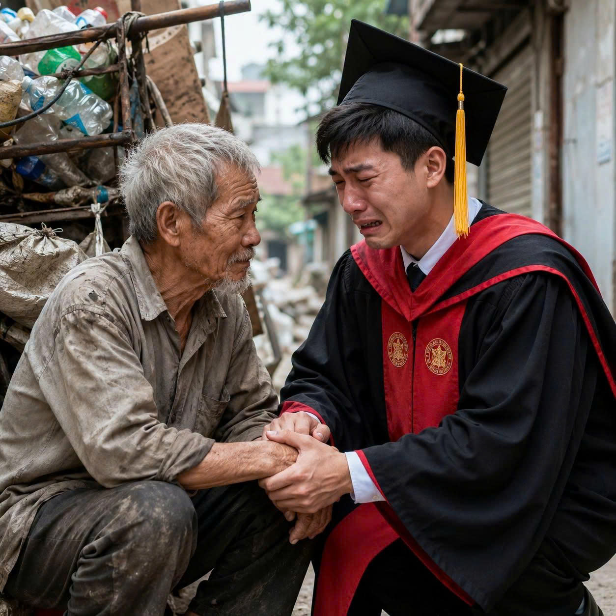 Cha Ruộ//t Bỏ Rơi Tôi, Cha Nuôi Là Ă//n Mày Nhặt Tôi Về. Đến Ngày Tôi Tốt Nghiệp Tiến Sĩ, Ông Lại Không Dám Xuất Hiện