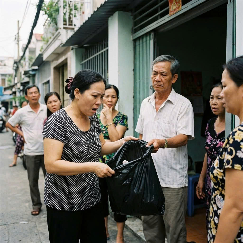 Ly hôn bị nhà chồng khinh bỉ, bố chồng đưa túi rác: Mở ra tôi chết lặng!