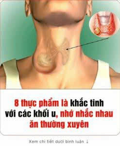 8 thực phẩm không đội trời chung với các khối u, nhắc nhau nhớ ăn thường xuyên
