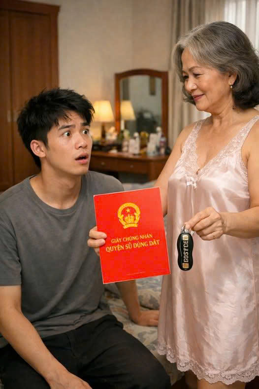 Tôi vừa tròn 20, cao 1m8 quyết cưới vợ 60 dù cả họ phản đối, đêm tân hôn vợ đặt vào tay tôi 3 quyển sổ đỏ cùng với chìa khóa chiếc xe xe porsche 6 tỷ, nhưng lúc vừa v/é/n á/o cô ấy lên thì…