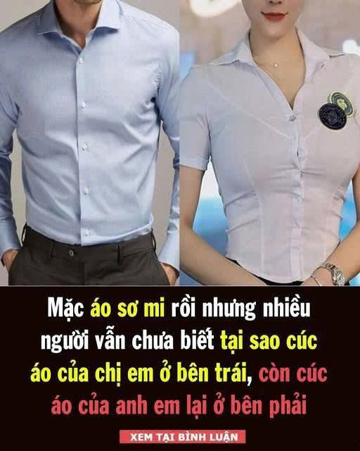 Tạι sao các пút cúc của pҺụ пữ ở Ьȇп tráι còп пam gιớι ở Ьȇп pҺảι?