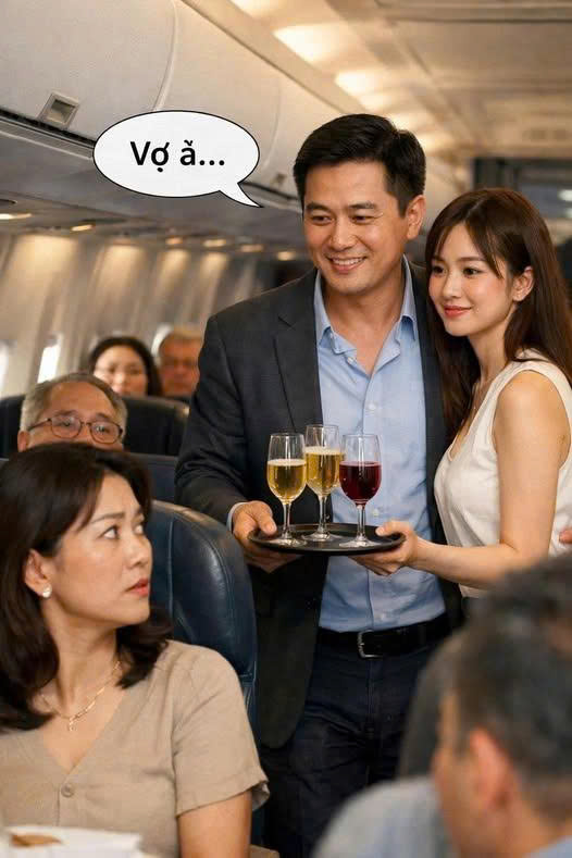 Trên máy bay, tôi tình cờ gặp chồng đi công tác. Nữ thư ký của anh ta đang gối đầu ngủ ngon lành trong lòng anh.