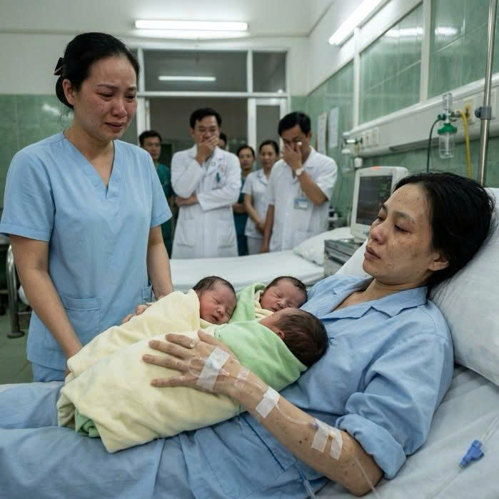 3 Đứa Trẻ Sơ Sinh Nằm Bên Cạnh Mẹ Bất Tỉnh, Khoảnh Khắc Phép Màu Xảy Đến Khiến Các Bác Sĩ Rơi Nước Mắt…..