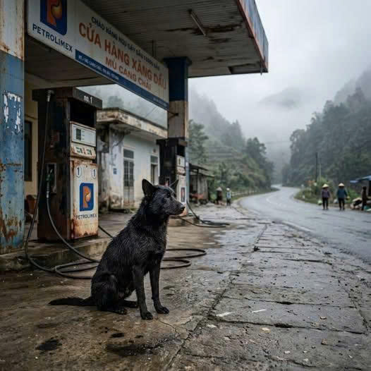 Chú Chó Ngồi Chờ Bên Trạm Xăng Hoang Suốt 4 Năm, Đến Ngày Chủ Xuất Hiện Cả Thị Trấn Bật Khóc!………