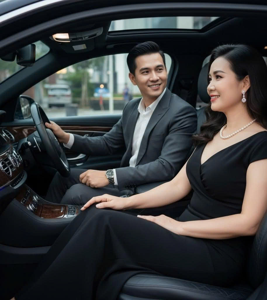 Lái xe trẻ ngày đêm đưa đón vợ đại gia giàu có rồi chẳng-t á;/i tìn;/h với người phụ nữ này, dù cách nhau 30 tuổi nhưng tối nào họ cũng phải chở nhau đến 1 nơi 3 tiếng.